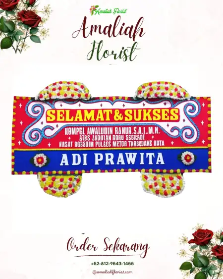 Papan Bunga Ucapan Selamat Wangkal
